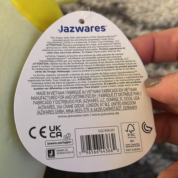 Squishmallows DAGMAR Lemon Cow, FTM Target exclusive! NWT! - Picture 5 of 8